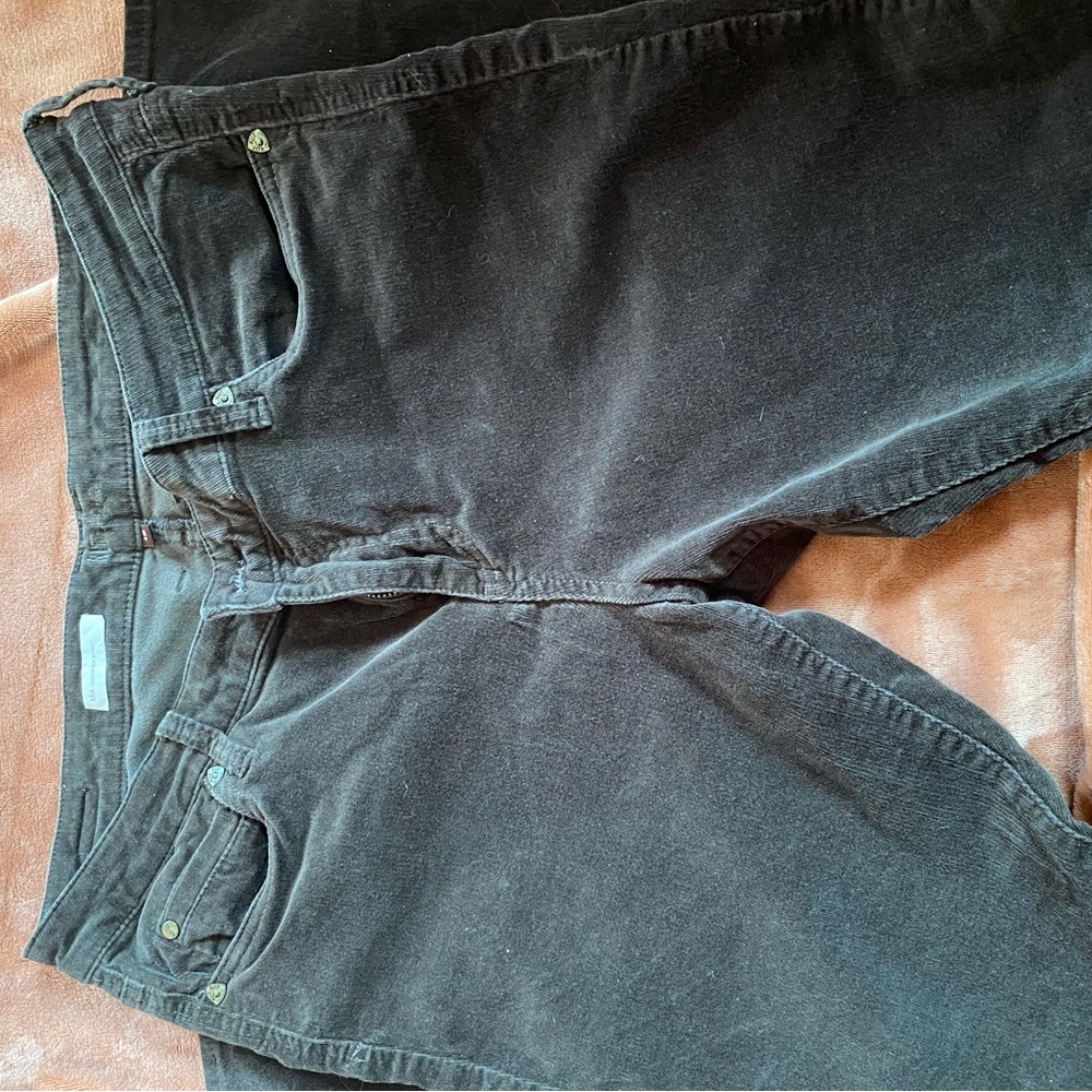 Olive green color, corduroy pants, size 16 gently used